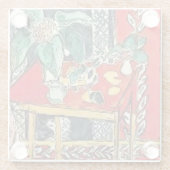 フラワーズガラスコースター ガラスコースター (裏面)