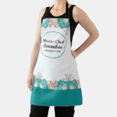 フラワーズガーデンウォーターカラーフローラカスタム植物 エプロン (インサイチュ)