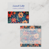 フラワーズガーデン魔法 スクエア名刺 (正面/裏面)