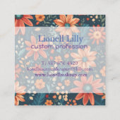 フラワーズガーデン魔法 スクエア名刺 (裏面)