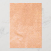 フラワーズガーベラオン抽象芸術結婚ピーチ メニュー (裏面)