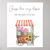 フラワーズキスブライダルシャワーゲーム ポスター (正面)