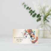 フラワーズギタカラフルーミュージック楽器 名刺 (スタンド正面)