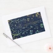 フラワーズギターアートステッカー 長方形シール (封筒)