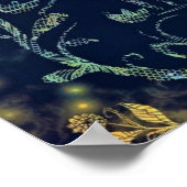 フラワーズギターポスタ絵画ー ポスター (角)