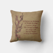フラワーズセレニティ祈りの言葉感動的  クッション (裏面)