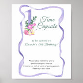 フラワーズタイムカプセル1回目の誕生日 ポスター (正面)