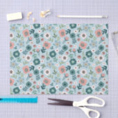 フラワーズティッシュペーパー 薄葉紙 (クラフト)