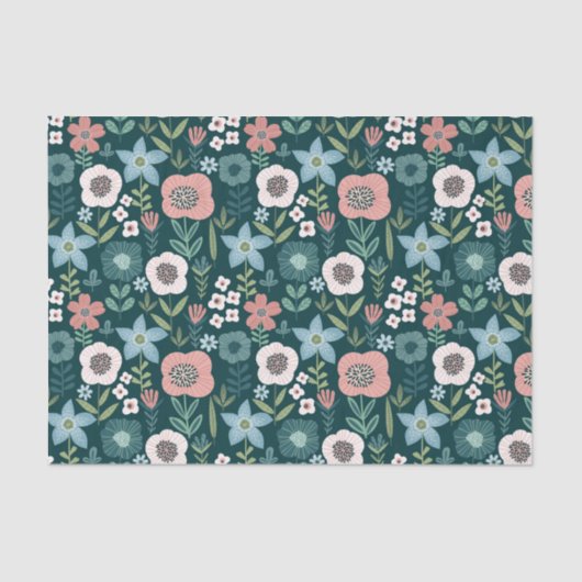 フラワーズティッシュペーパー 薄葉紙 (正面)