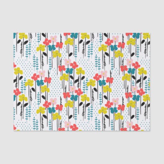 フラワーズティッシュペーパー 薄葉紙 (正面)