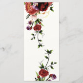 フラワーズテラコッタクリームバーガン結婚ディーズメニュー メニュー (裏面)