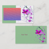 フラワーズデコ名刺 名刺 (正面/裏面)