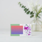 フラワーズデコ名刺 名刺 (スタンド正面)