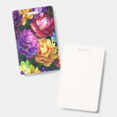 フラワーズデザイン バッジ (正面＆裏面)