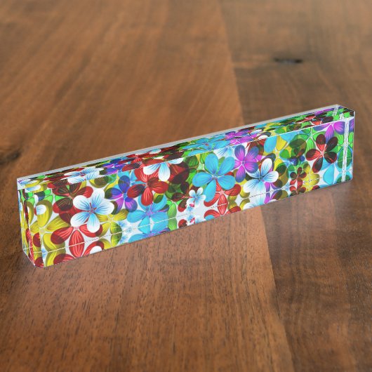 フラワーズデスクカスタムデスティニーデスティニーのNamepデスクN デスクネームプレート (側面)