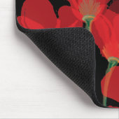 フラワーズドゥパヴォルージュシュルノワール マウスパッド (コーナー)