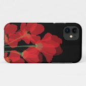 フラワーズドゥパヴォルージュシュルノワール Case-Mate iPhoneケース (裏面(横))