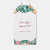 フラワーズハカラフルワイ誕生日 ギフトタグ (裏面)