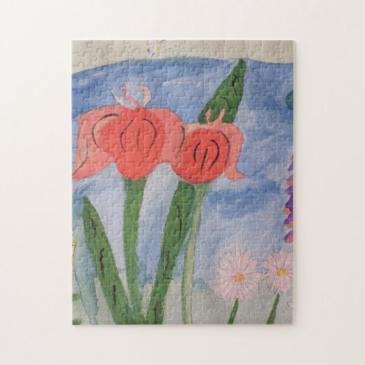 フラワーズバイザジグソーレークパズル ジグソーパズル (縦)