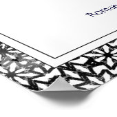 フラワーズバイブル聖なる書物、 経典勇気付けられる引用文 ポスター (角)