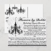 フラワーズバイボビホリデーオープンハウス2014 インビテーションポストカード (正面/裏面)