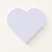 フラワーズバラエレガント油絵付けモダンテンプレート ノートブック (裏面)