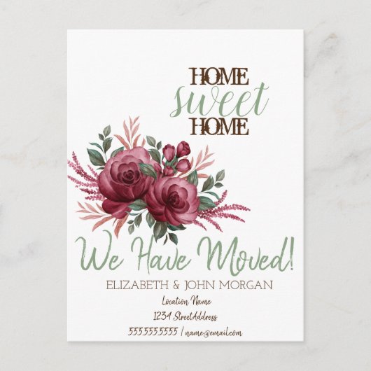 フラワーズバラホームスイートホーム 案内ポストカード (正面)