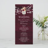 フラワーズバー素朴ガンディ結婚式 プログラム (スタンド正面)