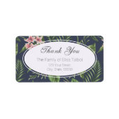 フラワーズファミリーサンキュー住所 シール (正面)