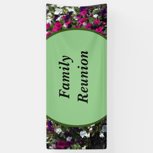 フラワーズファミリー懇親会バナー 横断幕 (縦)