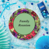 フラワーズファミリー懇親会 ペーパープレート (パーティー)