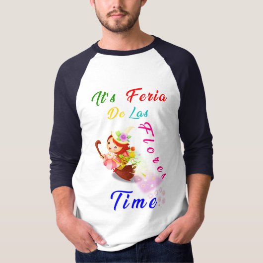 フラワーズフェスティバル7月コロンビアFeria De Las Flores Tシャツ (正面)