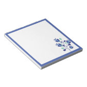 フラワーズブティックブルー ノートパッド (アングル)