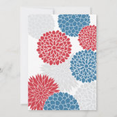 フラワーズブラカラフルイダルシャワー招待 招待状 (裏面)