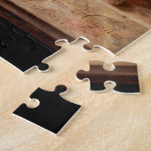 フラワーズブーケヴィンテージ絵画ズファミリーキッズアート ジグソーパズル (側面)