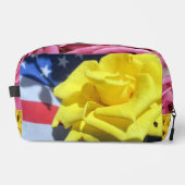 フラワーズプリントカットソーバッグ ドップキット (正面)