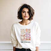 フラワーズボホインスピレーション引用文 Tシャツ