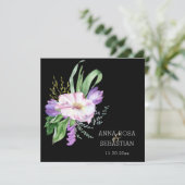 *~*フラワーズボホAR15 QR RSVP 結婚's 招待状 (スタンド正面)