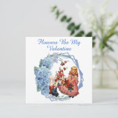 フラワーズマイバレンタインブルーフローラリース娘 シーズンカード (スタンド正面)