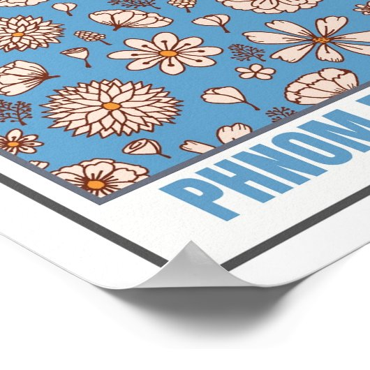 フラワーズマーケットサウスイーストアジアプノンペン ポスター (角)