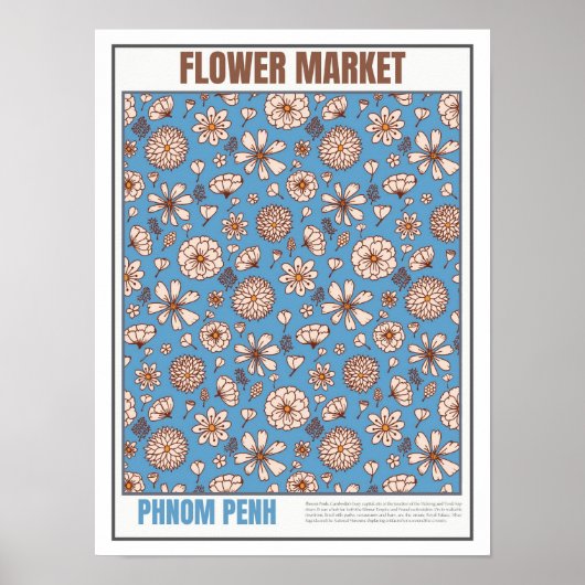 フラワーズマーケットサウスイーストアジアプノンペン ポスター (正面)
