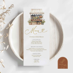 フラワーズマーケットブライダルシャワーメニュー メニュー