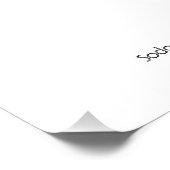 フラワーズメニュー結婚ポスター付きメイソンジャー フォトプリント            (角)