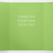 フラワーズリリーペンシルスケッチ 三つ折りクリスマスカード (内部中)