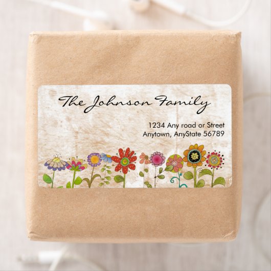 フラワーズ住所 シール (インサイチュ)