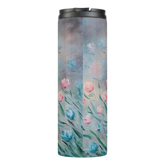 フラワーズ抽象芸術デリケートエレガンスフィンセグレースB タンブラー (裏面)