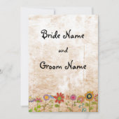 フラワーズ招待状 招待状 (正面)