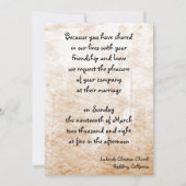 フラワーズ招待状 招待状 (裏面)