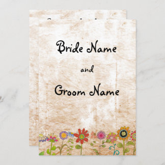 フラワーズ招待状 招待状