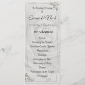 フラワーズ素朴ダスティホワイトローゼフラットプログラム プログラム (正面)